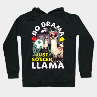 Soccer Girl Llama Hoodie